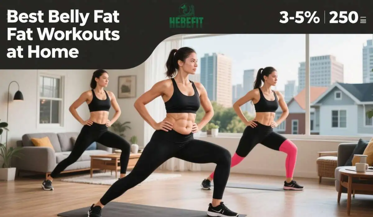 Home belly fat workouts for a toned stomach