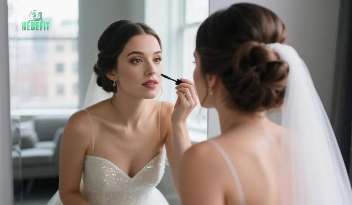 Bridal makeup look for wedding day