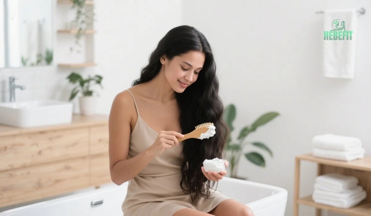 Natural hair mask for deep repair