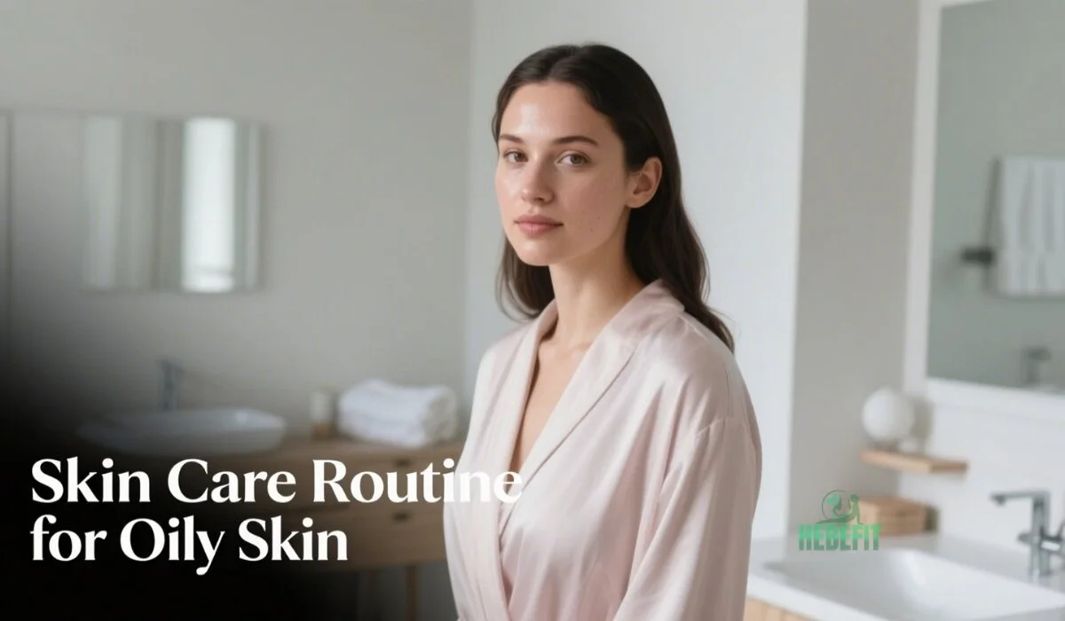 Natural glow for oily skin care