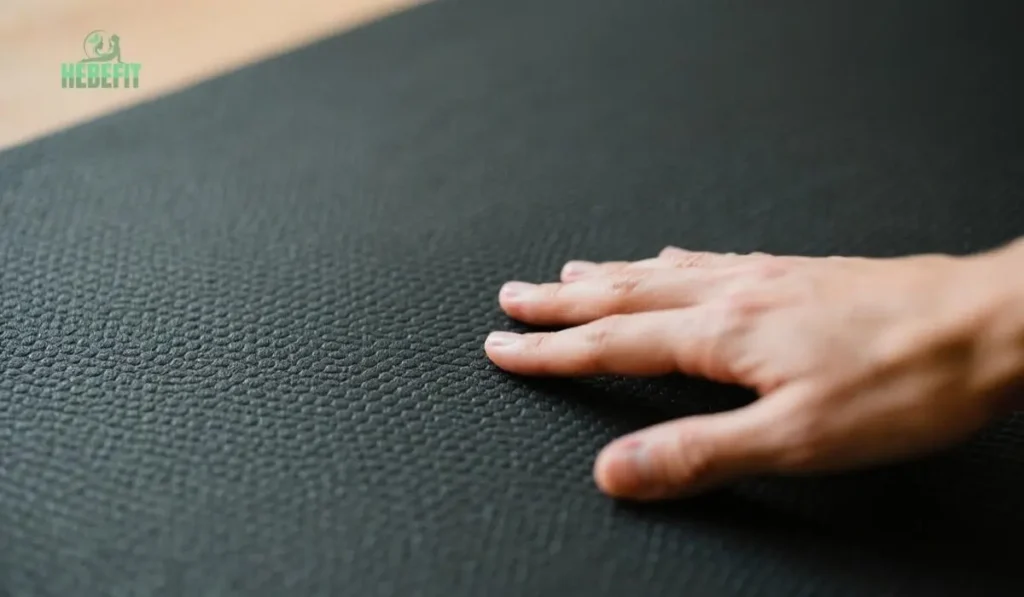 Premium grip yoga mat texture