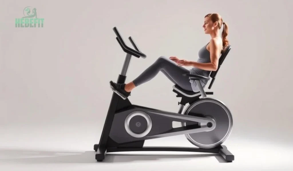 Recumbent bike exercise at home