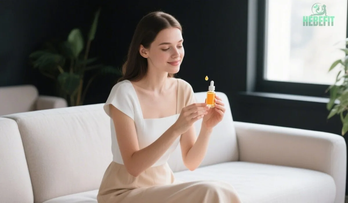 Close-up of healthy, glowing sensitive skin