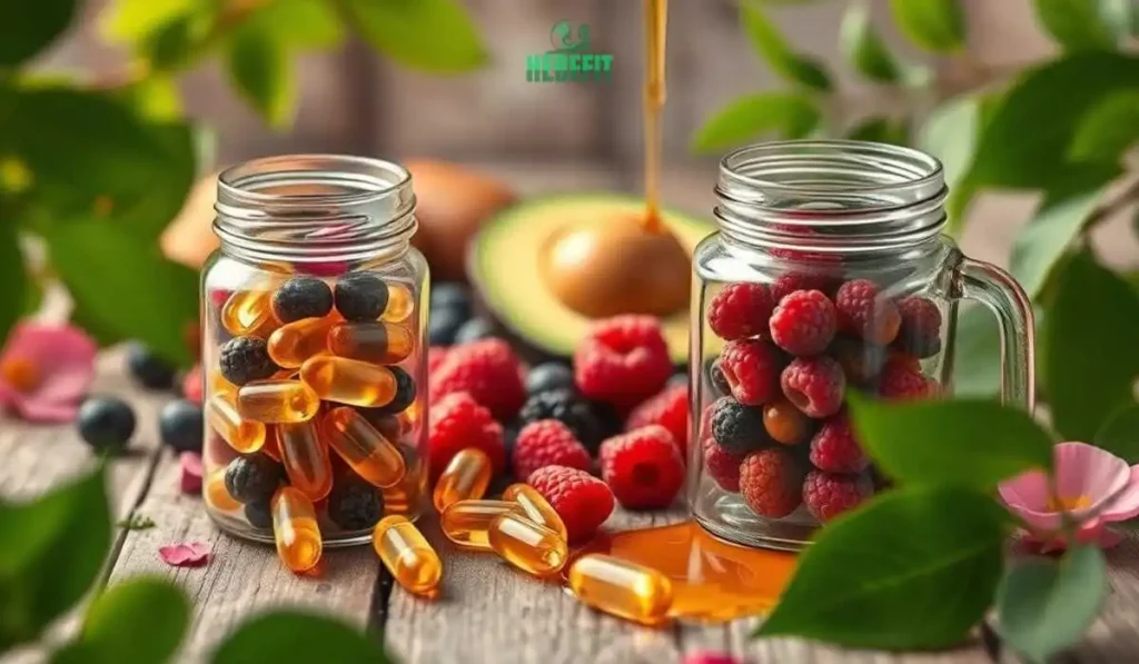 Vitamins for skin glow