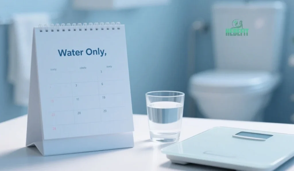 3-day water fast weight loss result